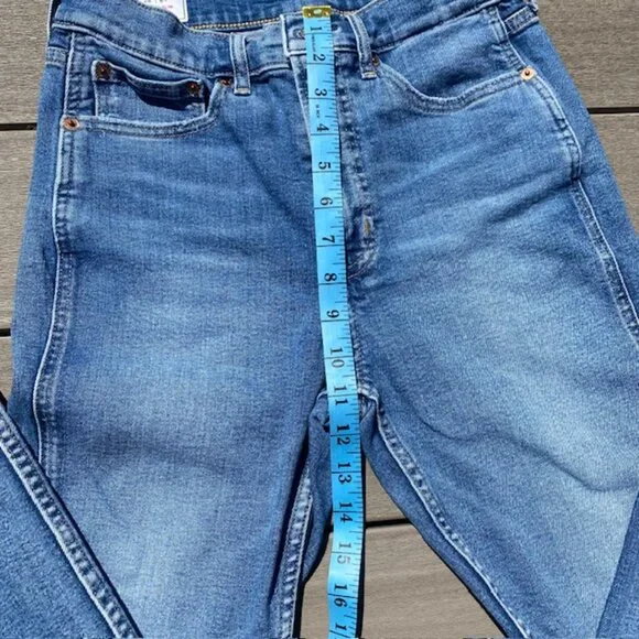 GAP High Rise Vintage Slim Jeans size 28/6 R - Blue wash - Picture 5 of 9